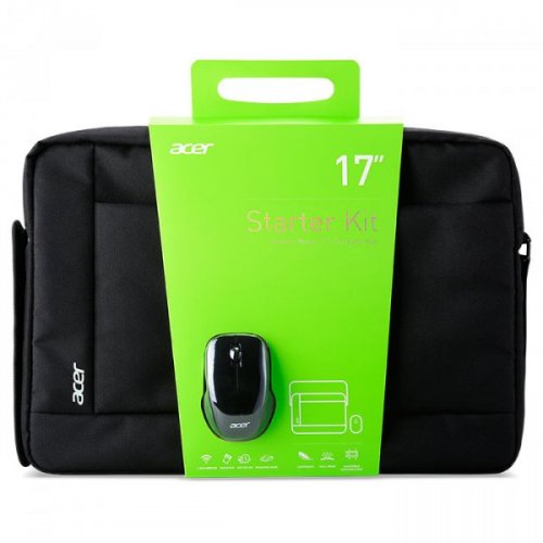 Acer 17" Notebook Starter Kit Belly Band + mouse (NP.ACC11.01Y) Black купити в Україні: Київ, Львів, Хмельницький, Тернопіль, Івано-Франківськ | Низька ціна, відгуки, характеристики від TELEMART фото
