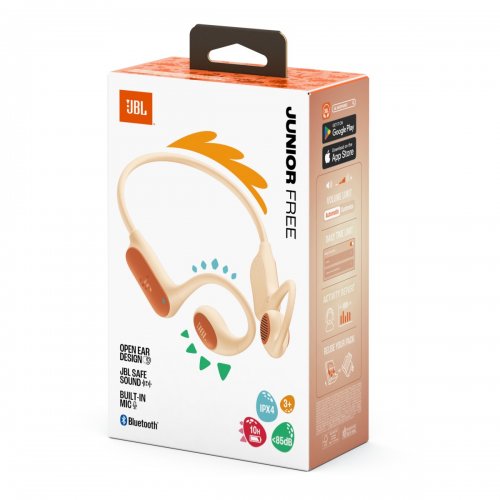Наушники JBL Junior Free (JBLJRFREEPEA) Peach купить в Украине: Киев, Днепр, Харьков, Одесса  | Низкая цена, отзывы, характеристики от TELEMART фото
