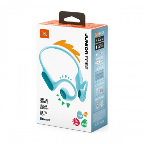 Наушники JBL Junior Free (JBLJRFREETEL) Teal купить в Украине: Киев, Днепр, Харьков, Одесса  | Низкая цена, отзывы, характеристики от TELEMART фото