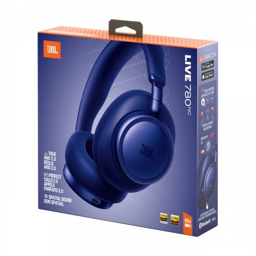 Наушники JBL Live 780NC (JBLLIVE780NCBLU) Blue купить в Украине: Киев, Днепр, Харьков, Одесса  | Низкая цена, отзывы, характеристики от TELEMART фото