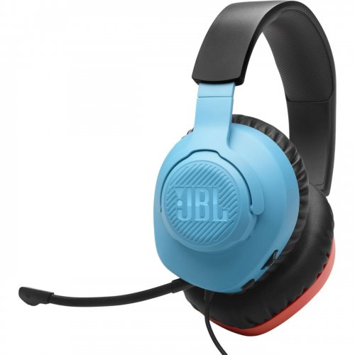 Наушники JBL Quantum 100N (JBLQTUM100N) Blue/Red купить в Украине: Киев, Днепр, Харьков, Одесса  | Низкая цена, отзывы, характеристики от TELEMART фото