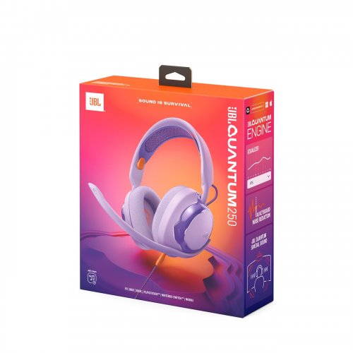 Навушники JBL Quantum 250 (JBLQTUM250PUR) Purple купити в Україні: Київ, Львів, Хмельницький, Тернопіль, Івано-Франківськ | Низька ціна, відгуки, характеристики від TELEMART фото
