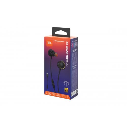 Наушники JBL Quantum 50C (JBLQTUM50CBLK) Black купить в Украине: Киев, Днепр, Харьков, Одесса  | Низкая цена, отзывы, характеристики от TELEMART фото