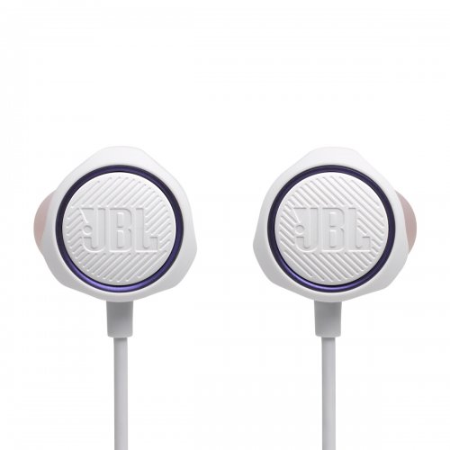 Наушники JBL Quantum 50C (JBLQTUM50CWHT) White купить в Украине: Киев, Днепр, Харьков, Одесса  | Низкая цена, отзывы, характеристики от TELEMART фото