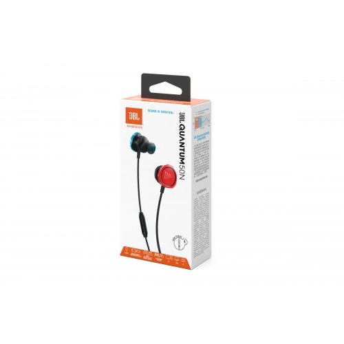 Наушники JBL Quantum 50N (JBLQTUM50N) Blue купить в Украине: Киев, Днепр, Харьков, Одесса  | Низкая цена, отзывы, характеристики от TELEMART фото