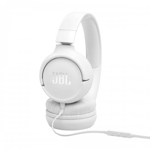 Наушники JBL Tune 520C (JBLT520CWHT) White купить в Украине: Киев, Днепр, Харьков, Одесса  | Низкая цена, отзывы, характеристики от TELEMART фото