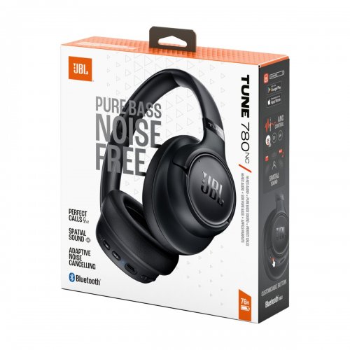 Наушники JBL Tune 780NC (JBLT780NCBLK) Black купить в Украине: Киев, Днепр, Харьков, Одесса  | Низкая цена, отзывы, характеристики от TELEMART фото