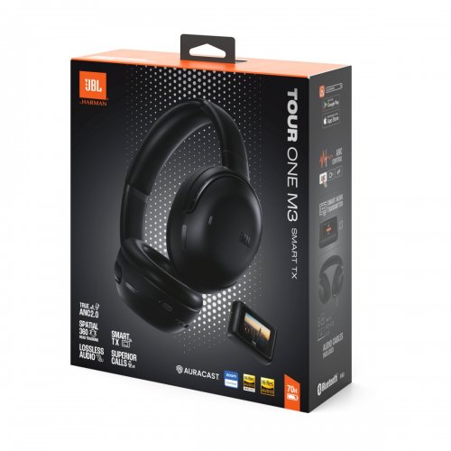 Навушники JBL Tour One M3 Smart TX (JBLTOM3AVIBLK) Black купити в Україні: Київ, Львів, Хмельницький, Тернопіль, Івано-Франківськ | Низька ціна, відгуки, характеристики від TELEMART фото