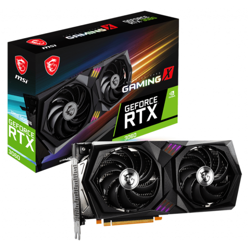 Відеокарта MSI GeForce RTX 3060 GAMING X 12288MB (RTX 3060 GAMING X 12G) (Відновлено продавцем, 892829) купити в Україні: Київ, Львів, Хмельницький, Тернопіль, Івано-Франківськ | Перевірка сумісності, низька ціна, відгуки, характеристики від TELEMART фото