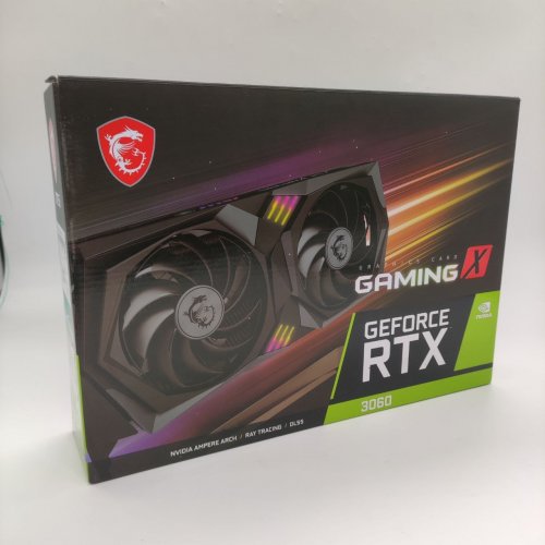 Відеокарта MSI GeForce RTX 3060 GAMING X 12288MB (RTX 3060 GAMING X 12G) (Відновлено продавцем, 892829) купити в Україні: Київ, Львів, Хмельницький, Тернопіль, Івано-Франківськ | Перевірка сумісності, низька ціна, відгуки, характеристики від TELEMART фото