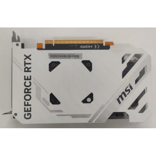 Відеокарта MSI GeForce RTX 4060 VENTUS 2X WHITE OC 8192MB (RTX 4060 VENTUS 2X WHITE 8G OC) (Відновлено продавцем, 892836) купити в Україні: Київ, Львів, Хмельницький, Тернопіль, Івано-Франківськ | Перевірка сумісності, низька ціна, відгуки, характеристики від TELEMART фото