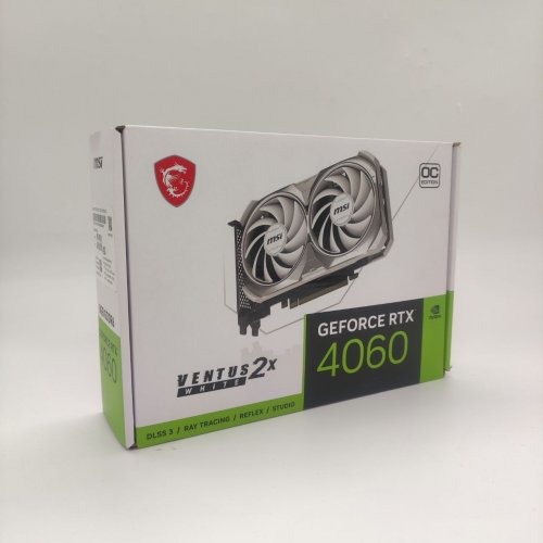 Відеокарта MSI GeForce RTX 4060 VENTUS 2X WHITE OC 8192MB (RTX 4060 VENTUS 2X WHITE 8G OC) (Відновлено продавцем, 892836) купити в Україні: Київ, Львів, Хмельницький, Тернопіль, Івано-Франківськ | Перевірка сумісності, низька ціна, відгуки, характеристики від TELEMART фото