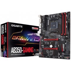 Материнская плата Gigabyte GA-AB350-GAMING (sAM4, AMD B350) (Восстановлено продавцом, 892844)