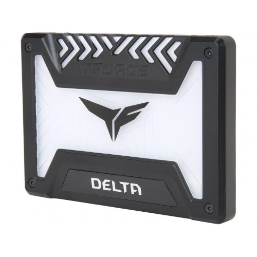 Продать SSD-диск Team T-Force Delta RGB 3D NAND 250GB 2.5" (T253TR250G3C313) Black по Trade-In интернет-магазине Телемарт - Киев, Днепр, Украина фото