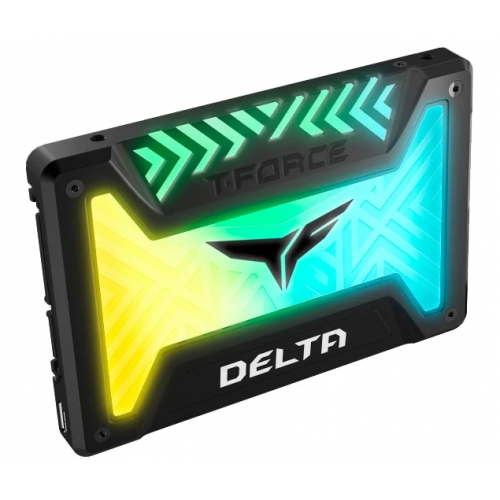 Продать SSD-диск Team T-Force Delta RGB 3D NAND 250GB 2.5" (T253TR250G3C313) Black по Trade-In интернет-магазине Телемарт - Киев, Днепр, Украина фото