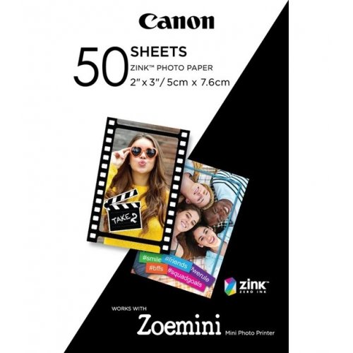 Бумага для фотопринтера Canon Zoemini Zink ZP-2030 50л. (3215C002) купить в Украине | Telemart фото