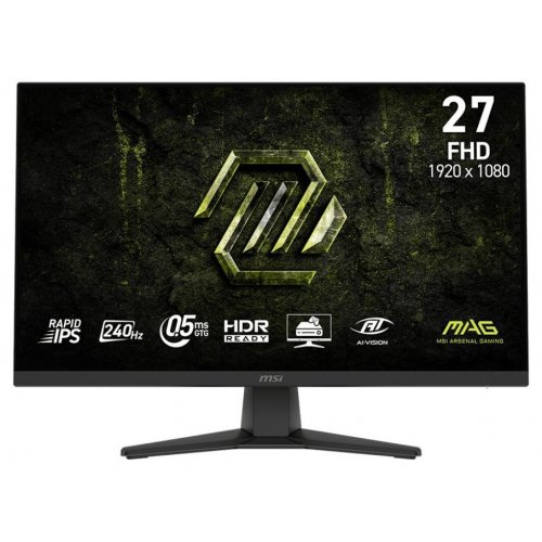 Уценка монитор MSI 27" MAG 272F X24 Black (Повреждена упаковка, 892955) купить в Украине: Киев, Днепр, Харьков, Одесса  | Низкая цена, отзывы, характеристики от TELEMART фото