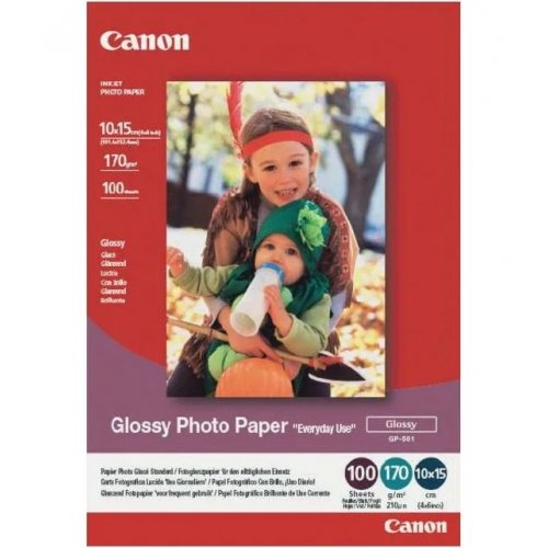 Фотобумага Canon GP-501 Photo Paper Glossy 10х15см 170г/м2 100л. (0775B003/0775B005x10) купить в Украине | Telemart фото