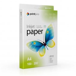 Фотопапір PrintPro глянцевий А4 200г/м2 100арк. (PGE200100A4)