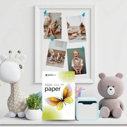 Фотопапір PrintPro глянцевий 10х15см 230г/м2 500арк. (PGE2305004R) купити в Україні | Telemart фото