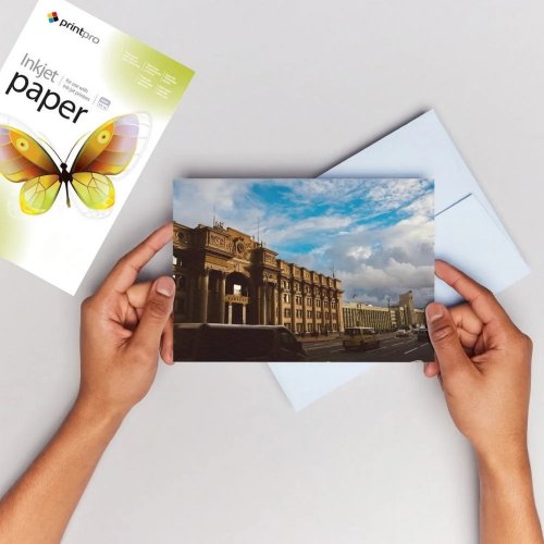 Фотопапір PrintPro глянцевий 10х15см 230г/м2 500арк. (PGE2305004R) купити в Україні | Telemart фото