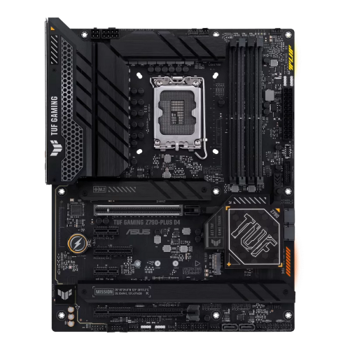 Уценка материнская плата Asus TUF GAMING Z790-PLUS D4 (s1700, Intel Z790) (Повреждена упаковка, 893021) купить в Украине: Киев, Днепр, Харьков, Одесса  | Проверка совместимости, низкая цена, отзывы, характеристики от TELEMART фото