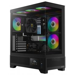 Корпус Gamdias ATLAS M1 Tempered Glass без БП (4712960139565) Black (Восстановлено продавцом, 893080)