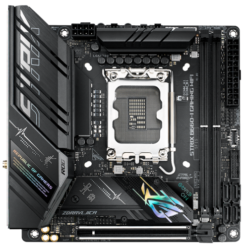 Материнська плата Asus ROG STRIX B660-I GAMING (WI-FI) (s1700, Intel B660) (Відновлено продавцем, 893093) купити в Україні | Telemart фото