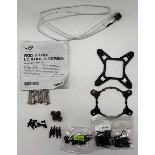 Готова сво Asus ROG Strix LC II 360 ARGB (90RC00F2-M0UAY4) White (Відновлено продавцем, 893217) купити в Україні: Київ, Львів, Хмельницький, Тернопіль, Івано-Франківськ | Перевірка сумісності, низька ціна, відгуки, характеристики від TELEMART фото