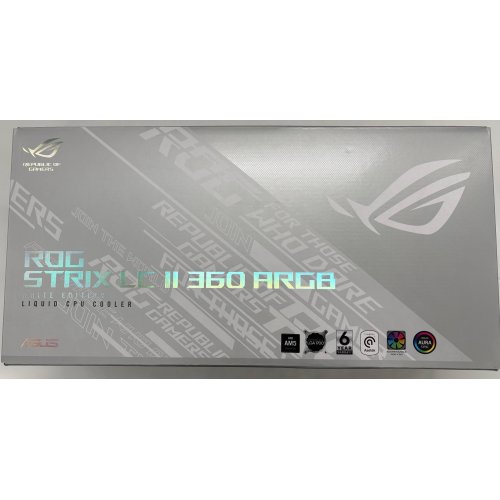 Готова сво Asus ROG Strix LC II 360 ARGB (90RC00F2-M0UAY4) White (Відновлено продавцем, 893217) купити в Україні: Київ, Львів, Хмельницький, Тернопіль, Івано-Франківськ | Перевірка сумісності, низька ціна, відгуки, характеристики від TELEMART фото