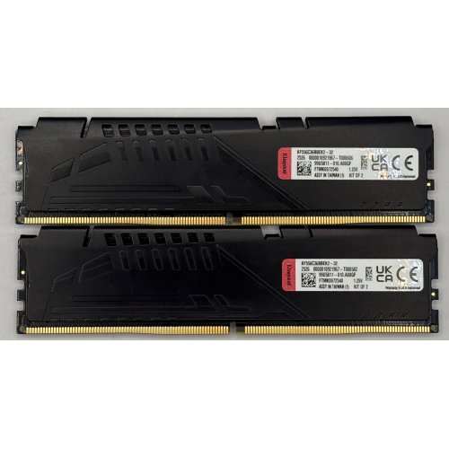 Озп Kingston DDR5 32GB (2x16GB) 5600Mhz FURY Beast (KF556C36BBEK2-32) (Відновлено продавцем, 893220) купити в Україні: Київ, Львів, Хмельницький, Тернопіль, Івано-Франківськ | Перевірка сумісності, низька ціна, відгуки, характеристики від TELEMART фото