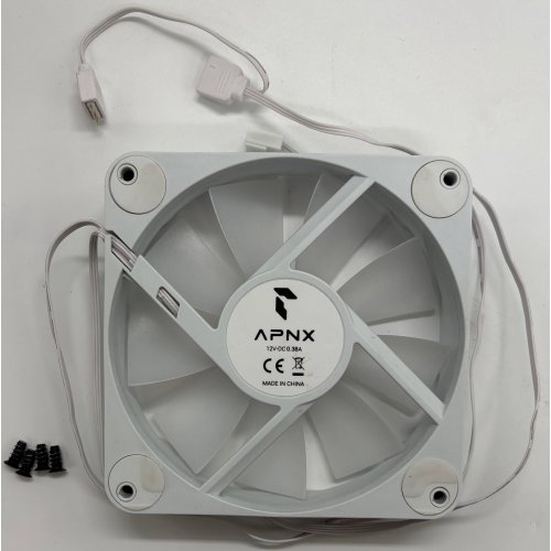 Кулер для корпуса APNX FP1 120 ARGB (APF3-PF11217.21) White (Восстановлено продавцом, 893238) купить в Украине: Киев, Днепр, Харьков, Одесса  | Проверка совместимости, низкая цена, отзывы, характеристики от TELEMART фото