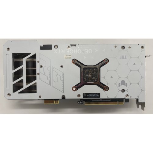 Відеокарта Asus TUF Gaming GeForce RTX 4070 Ti SUPER BTF OC White 16384MB (TUF-RTX4070TIS-O16G-BTF-WHITE) (Відновлено продавцем, 893264) купити в Україні: Київ, Львів, Хмельницький, Тернопіль, Івано-Франківськ | Перевірка сумісності, низька ціна, відгуки, характеристики від TELEMART фото
