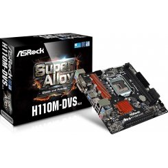Материнська плата AsRock H110M-DVS R3.0 (s1151, Intel H110) (Відновлено продавцем, 893269)