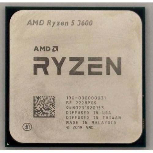 Процесор AMD Ryzen 5 3600 3.6(4.2)GHz 32MB sAM4 Tray (100-000000031) (Відновлено продавцем, 893420) купити в Україні: Київ, Львів, Хмельницький, Тернопіль, Івано-Франківськ | Перевірка сумісності, низька ціна, відгуки, характеристики від TELEMART фото