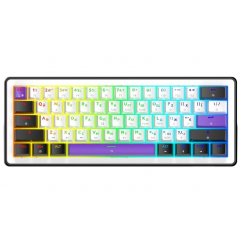 Уцінка клавіатура HATOR HK60 Hellyberry Mechanical Linear White/Violet (Розкрита упаковка, 893574)