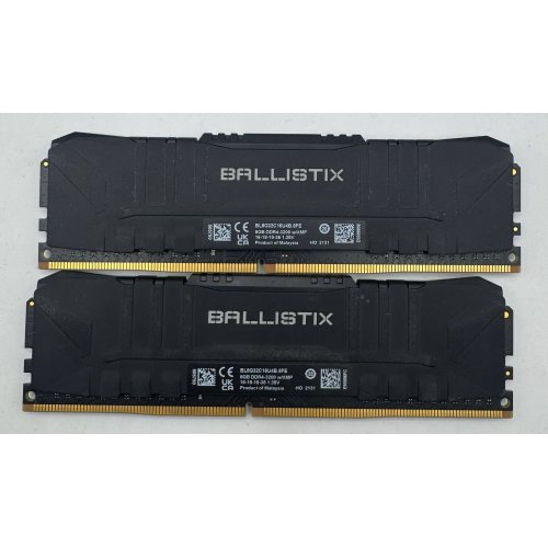 Озу HyperX DDR4 16GB (2x8GB) 3200Mhz Fury Black (HX432C16FB3K2/16) (Восстановлено продавцом, 893578) купить в Украине: Киев, Днепр, Харьков, Одесса  | Проверка совместимости, низкая цена, отзывы, характеристики от TELEMART фото