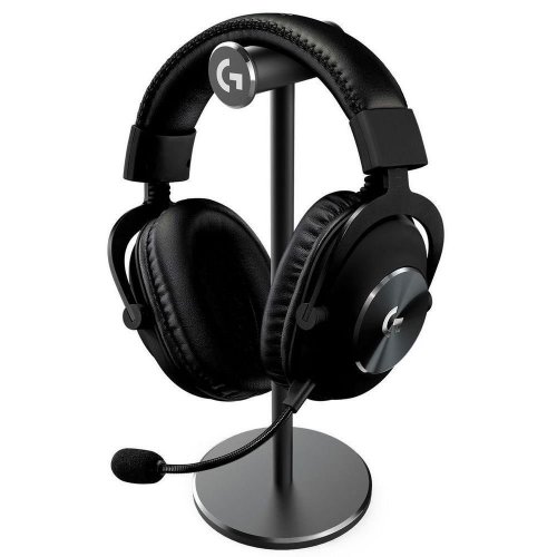 Уценка наушники Logitech PRO X Gaming with Stand (991-000358) Black (Вскрытая упаковка, 893591) купить в Украине: Киев, Днепр, Харьков, Одесса  | Низкая цена, отзывы, характеристики от TELEMART фото