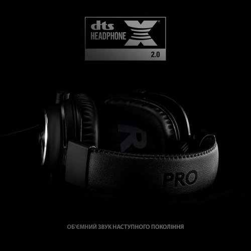 Уценка наушники Logitech PRO X Gaming with Stand (991-000358) Black (Вскрытая упаковка, 893591) купить в Украине: Киев, Днепр, Харьков, Одесса  | Низкая цена, отзывы, характеристики от TELEMART фото