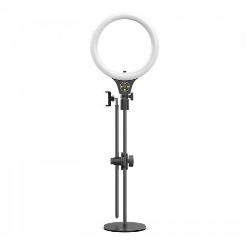 Уцінка Ulanzi T1 Overhead Shooting Bracket Ring Light Set 10inch (T1 2517) Black (Сліди використання, 893598) купити в Україні: Київ, Львів, Хмельницький, Тернопіль, Івано-Франківськ | Низька ціна, відгуки, характеристики від TELEMART фото