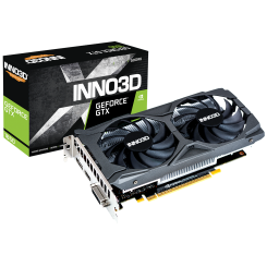 Відеокарта Inno3D GeForce GTX 1650 Twin X2 OC V2 4096MB (N16502-04D6X-1720VA30) (Відновлено продавцем, 893599)