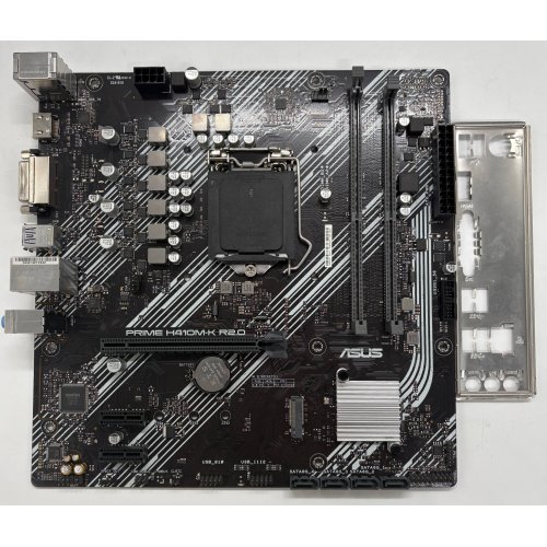 Материнская плата Asus PRIME H410M-K R2.0 (s1200, Intel H410) (Восстановлено продавцом, 893613) купить в Украине: Киев, Днепр, Харьков, Одесса  | Проверка совместимости, низкая цена, отзывы, характеристики от TELEMART фото