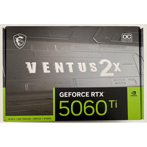 Відеокарта MSI GeForce RTX 5060 Ti VENTUS 2X OC PLUS 16384MB (RTX 5060 Ti 16G VENTUS 2X OC PLUS) (Відновлено продавцем, 893617) купити в Україні: Київ, Львів, Хмельницький, Тернопіль, Івано-Франківськ | Перевірка сумісності, низька ціна, відгуки, характеристики від TELEMART фото