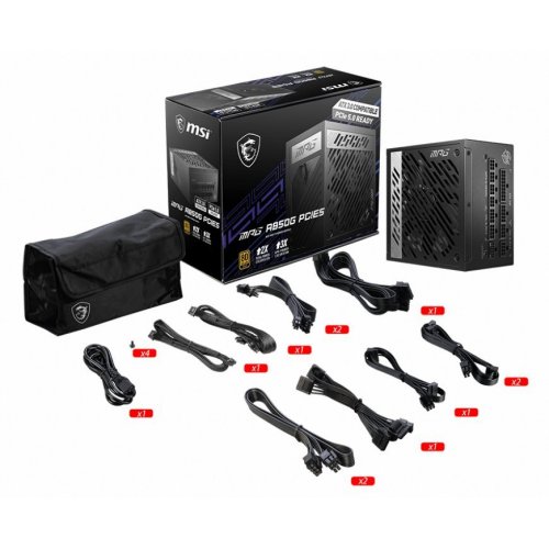 Уценка блок питания MSI MPG 850W PCIE5 (A850G) (Вскрытая упаковка, 893634) купить в Украине: Киев, Днепр, Харьков, Одесса  | Проверка совместимости, низкая цена, отзывы, характеристики от TELEMART фото