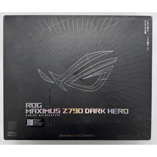 Материнська плата Asus ROG MAXIMUS Z790 DARK HERO (s1700, Intel Z790) (Відновлено продавцем, 893741) купити в Україні: Київ, Львів, Хмельницький, Тернопіль, Івано-Франківськ | Перевірка сумісності, низька ціна, відгуки, характеристики від TELEMART фото