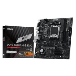Уценка материнская плата MSI PRO A620AM-B EVO (sAM5, AMD A620A) (Повреждена упаковка, 893746)