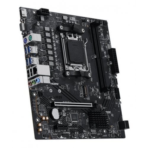 Уценка материнская плата MSI PRO A620AM-B EVO (sAM5, AMD A620A) (Повреждена упаковка, 893746) купить в Украине: Киев, Днепр, Харьков, Одесса  | Проверка совместимости, низкая цена, отзывы, характеристики от TELEMART фото