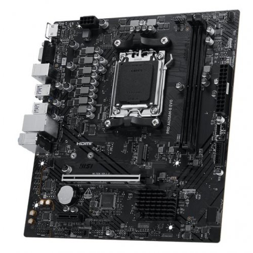 Уценка материнская плата MSI PRO A620AM-B EVO (sAM5, AMD A620A) (Повреждена упаковка, 893746) купить в Украине: Киев, Днепр, Харьков, Одесса  | Проверка совместимости, низкая цена, отзывы, характеристики от TELEMART фото