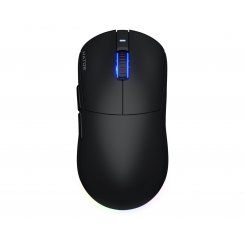 Уценка мышка HATOR Quasar 3 Wireless (HTM730) Black (Следы использования, 893773) / 12000 DPI / 1000 Гц / Pixart