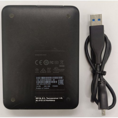 Зовнішній hdd Western Digital Elements 2TB WDBU6Y0020BBK-EESN Black (Відновлено продавцем, 893806) купити в Україні: Київ, Львів, Хмельницький, Тернопіль, Івано-Франківськ | Низька ціна, відгуки, характеристики від TELEMART фото